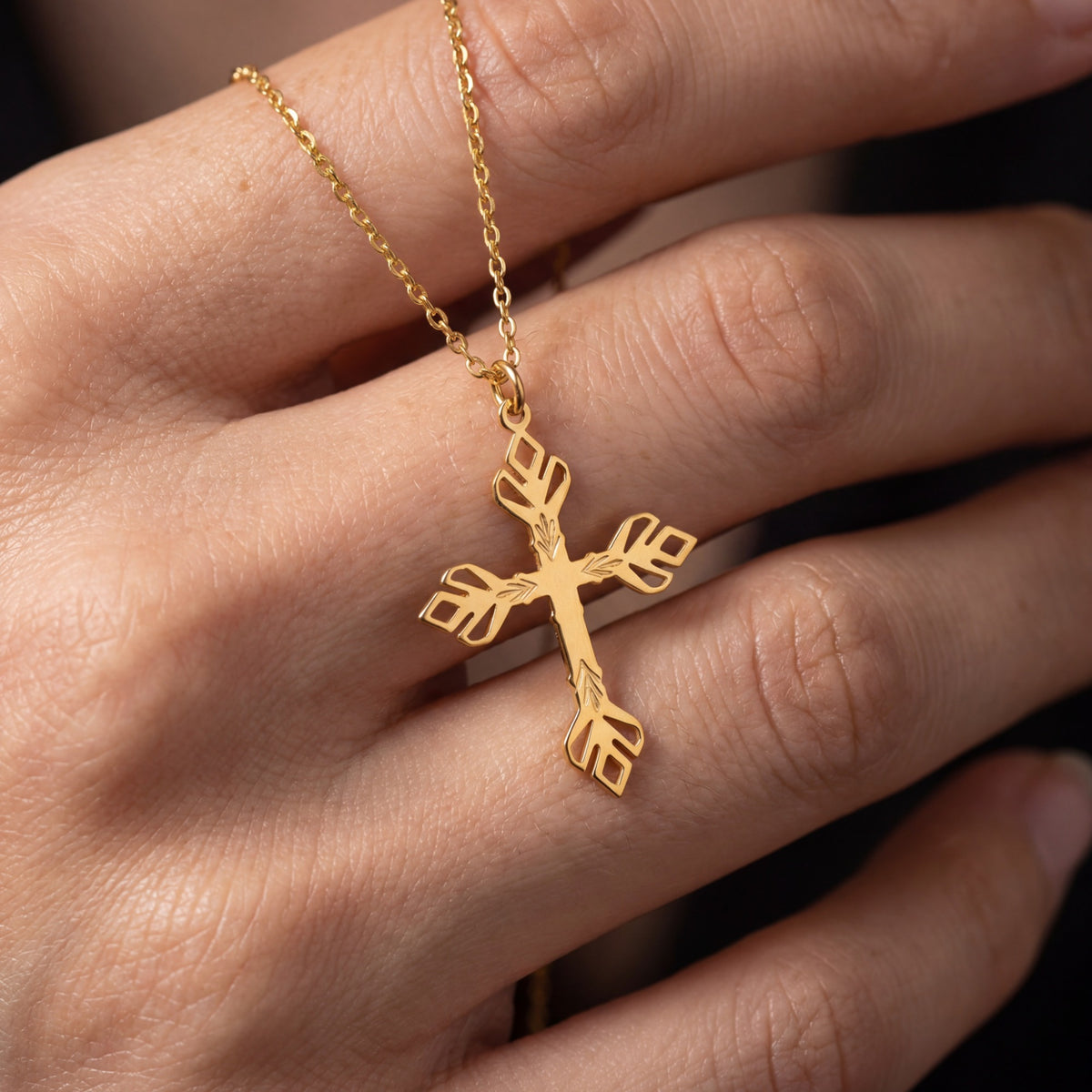 Cross Necklace – Simple Christian Cross Pendant